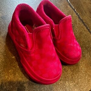 Pink vans- size 4